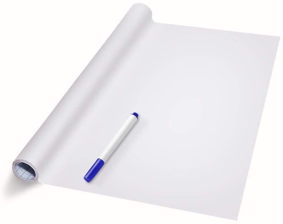 Artisan Dry Erase Whiteboard Sticker Vinyl – Self-Adhesive Reusable White Board Wall Sticker for Home, Office & Classroom