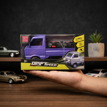 Drift Speed 27MHz Remote Control RC Toy Blue Truck for Kids