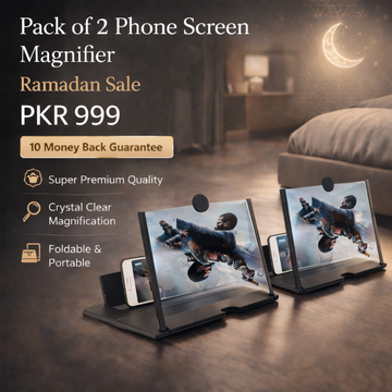 Azaadi Sale Offer Phone Screen Magnifier in Super Premium Quality (2 Screens)