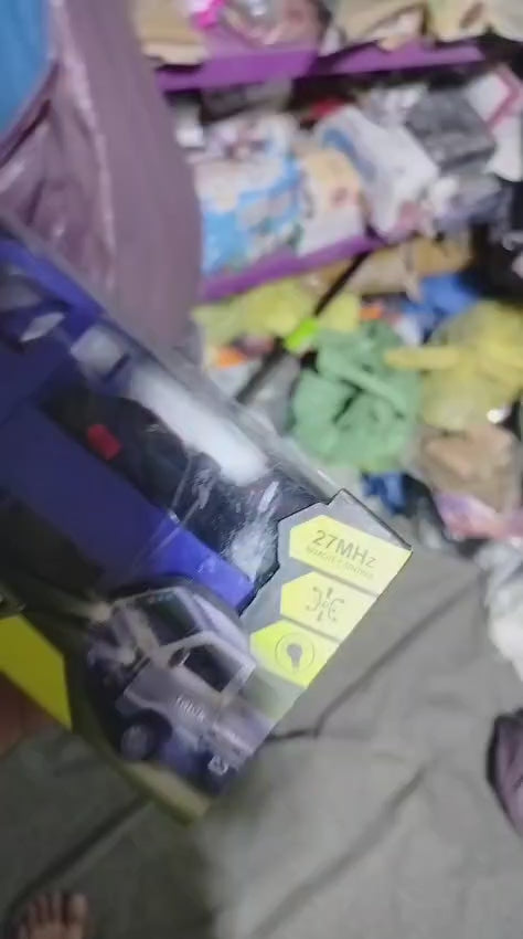 Drift Speed 27MHz Remote Control RC Toy Blue Truck for Kids